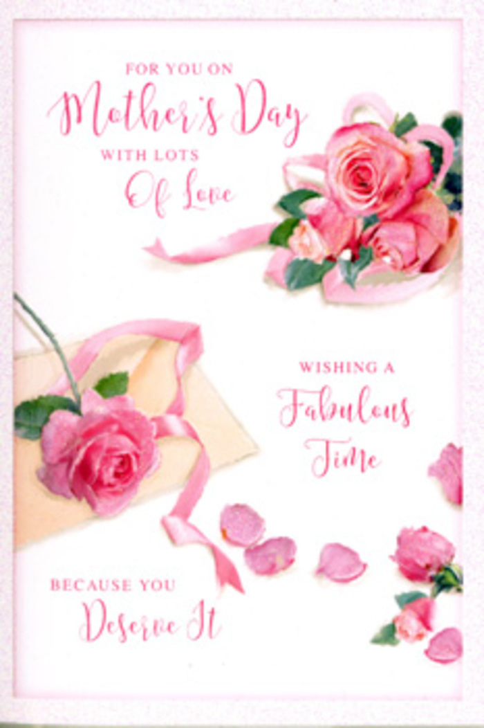 The image shows an elegant Mother's Day card whose surface has been transformed into a richly detailed rose garden, very much in the style a professional florist might imagine for a special Northolt celebration. Across the front of the card, clusters of fully opened pink roses stretch diagonally, creating a natural flow for the eye to follow. The blossoms vary in tone, with some petals glowing in soft, powdery blush and others deepening into more intense rose and raspberry hues, capturing the layered complexity of a real bouquet. Petals appear almost touchable, their edges slightly ruffled and shaded to suggest the silk-like texture you'd feel when turning a fresh bloom in your hands. Between the clusters, a scattering of loose petals and tiny fragments drifts across the background like gentle rainfall, adding a dreamy, romantic atmosphere that might recall strolling through the gardens near Northolt's green spaces on a calm spring day. Faint hints of leaves and stems peek through, but the focus remains firmly on the roses themselves, celebrating their fullness and grace. Overlaying this floral tapestry, flowing hand-lettered script carries an affectionate Mother's Day message, its curves echoing the natural lines of the petals. The writing sits harmoniously within the composition, never obscuring the blooms but weaving through them, like spoken words threaded through shared memories. Soft, even lighting washes over the entire card, with no sharp contrast, giving it a calm, luminous presence. The card feels like a keepsake-a visual bouquet that pairs beautifully with real flowers delivered locally, a quiet tribute to a mother's constant, reassuring love within the Northolt community.